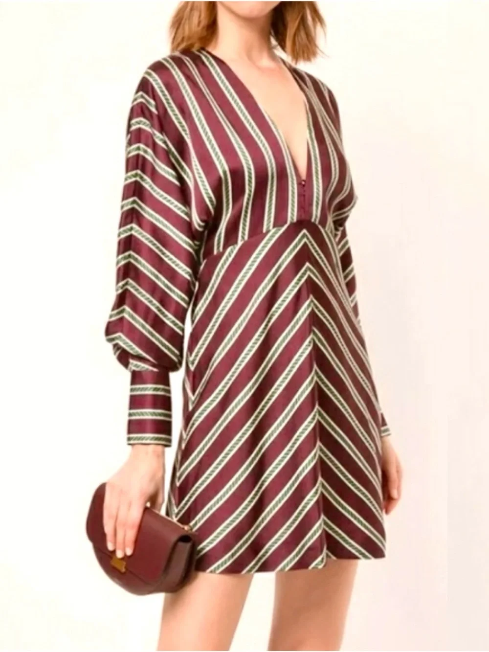alexis burgundy dress Burgundy Open Shoulder Evie Dress